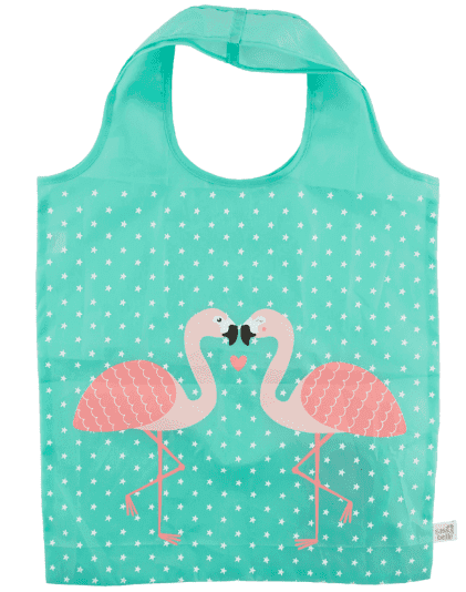 Ihopvikbar shoppingväska, Flamingo